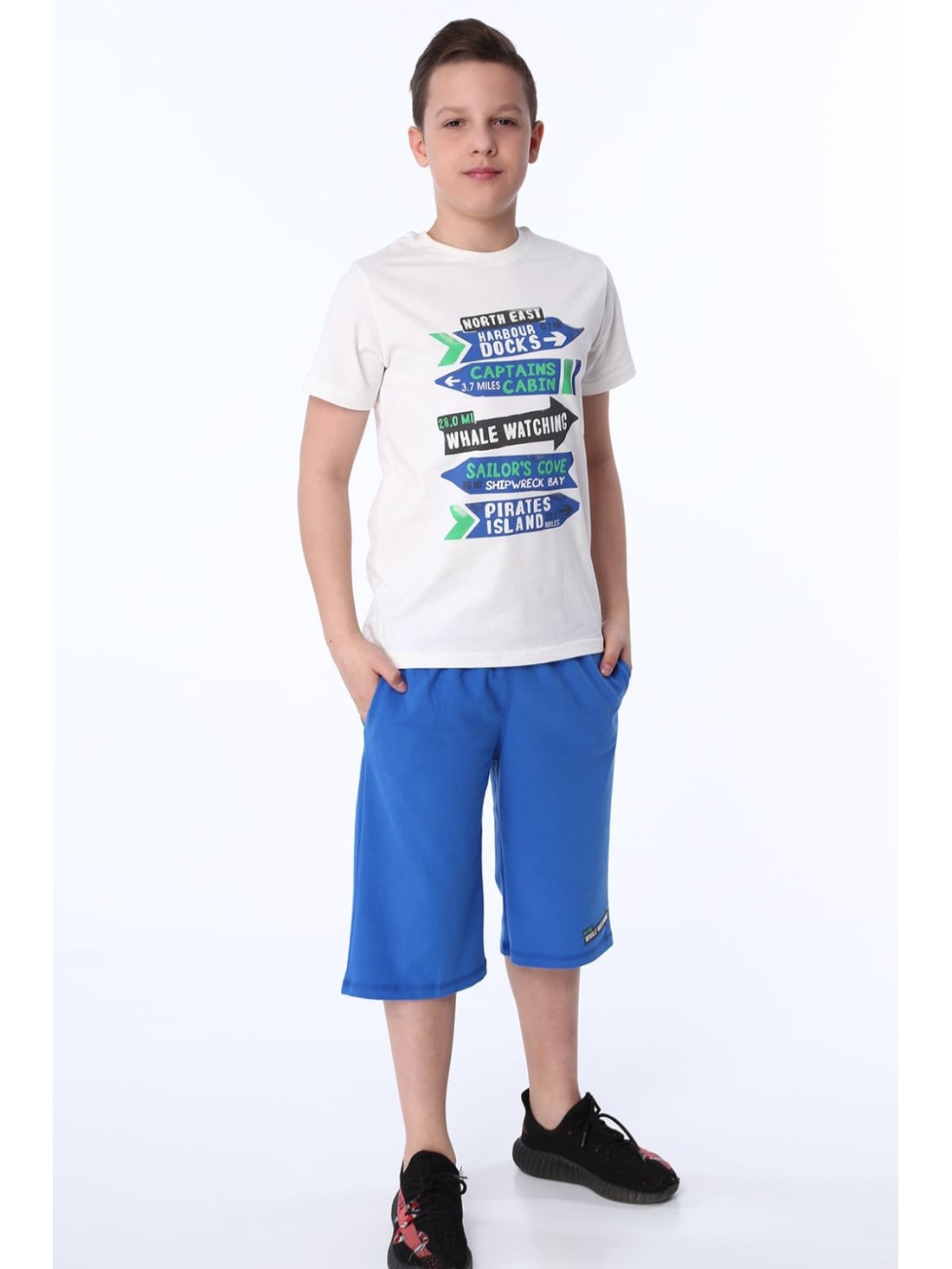 Set aus T-Shirt und Hose für Jungen NDZ8395 – Online-Shop – Boutique